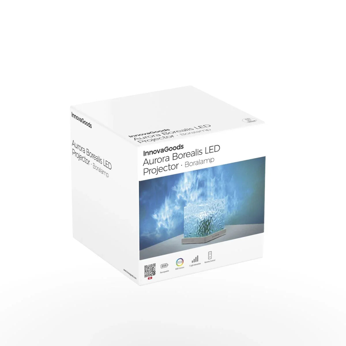 Proiettore LED Ricaricabile di Aurore Boreali Boralamp InnovaGoods - Yestore